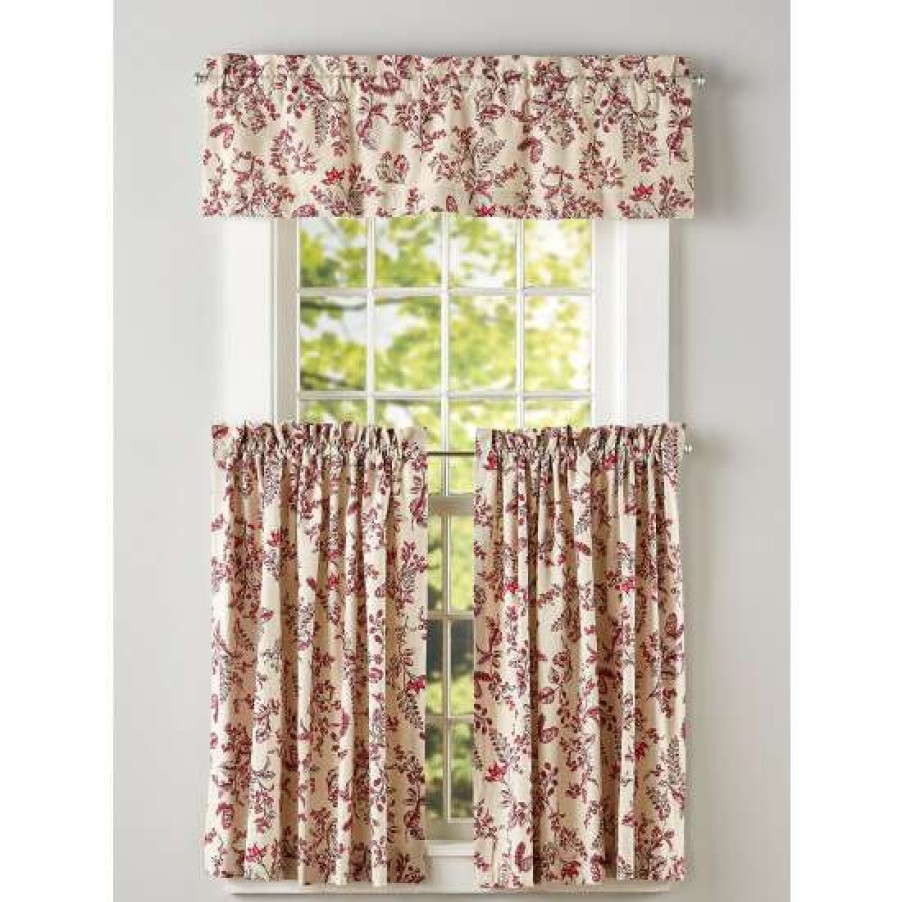 Curtains & Drapes * | Buy Vermont Country Store Woodland Hills Rod Pocket Tiers