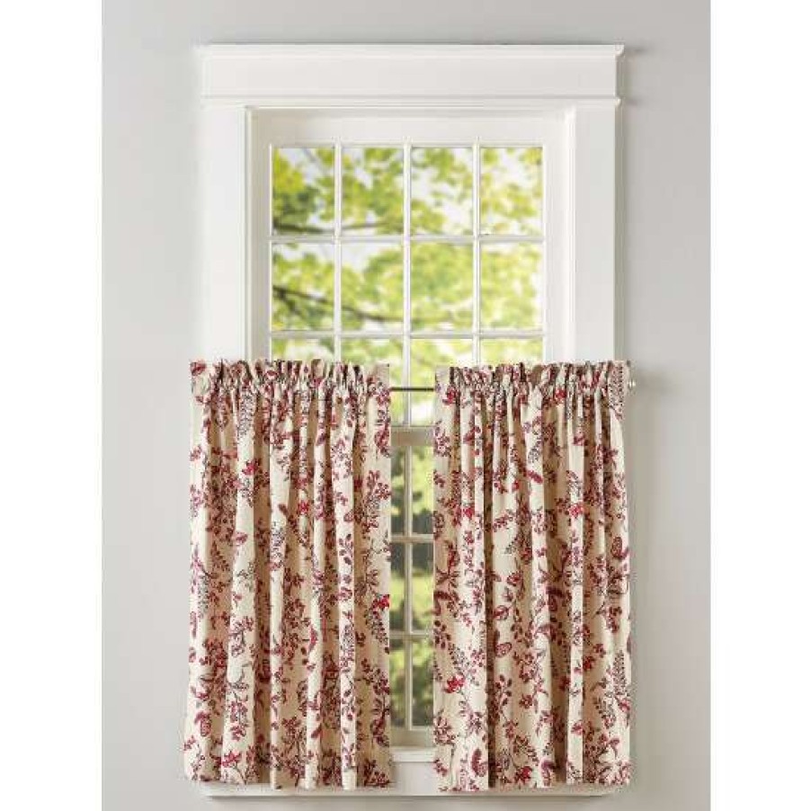 Curtains & Drapes * | Buy Vermont Country Store Woodland Hills Rod Pocket Tiers