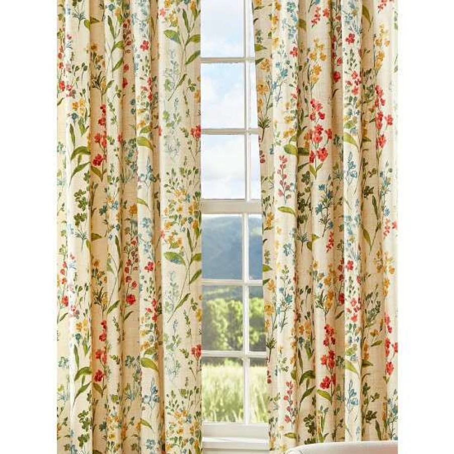 Curtains & Drapes * | Top 10 Vermont Country Store Cottage Garden Rod Pocket Curtains