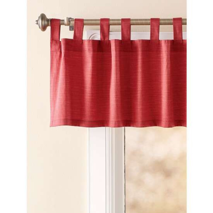 Valances * | Best Reviews Of Vermont Country Store Solid Cotton Duck Tab Top Valance