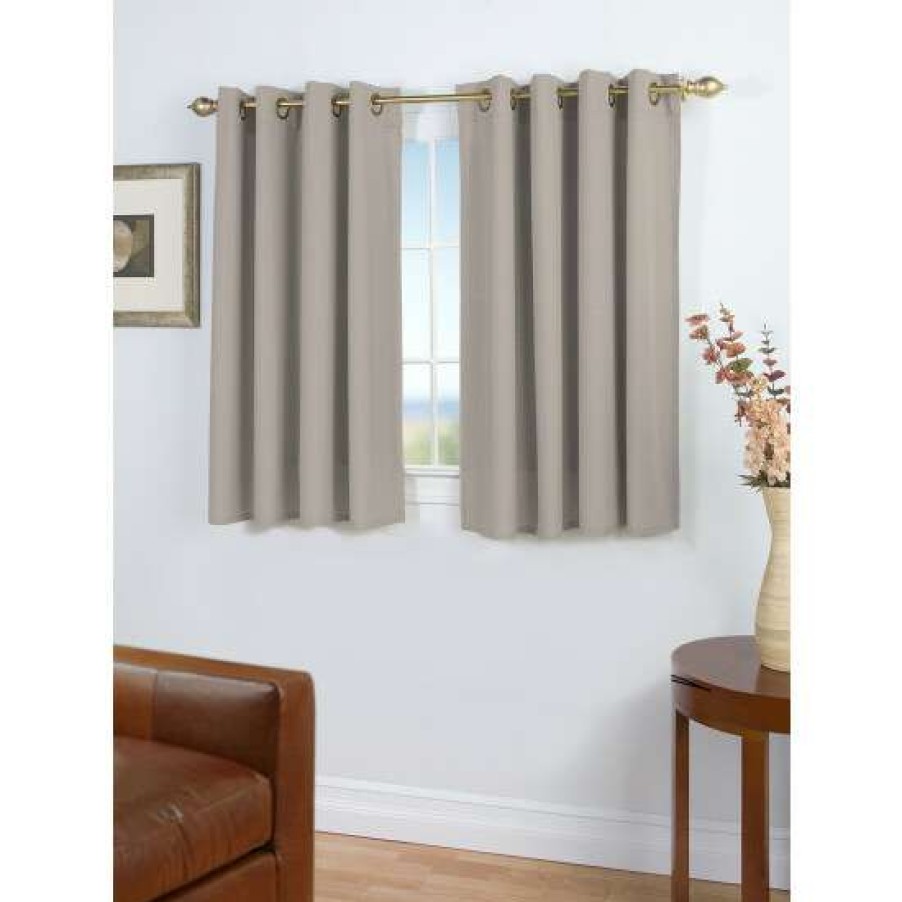 Curtains & Drapes * | Best Reviews Of Vermont Country Store Amelia Grommet Top Short Panel