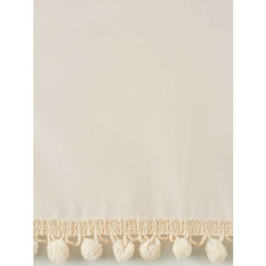 Valances * | Best Reviews Of Vermont Country Store Classic Ball Fringe Rod Pocket Tailored Valance