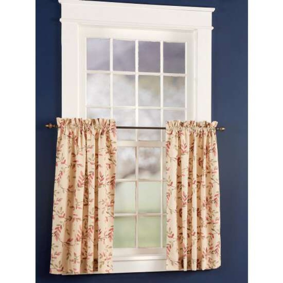 Curtains & Drapes * | Hot Sale Vermont Country Store Arbor Lane Rod Pocket Tiers