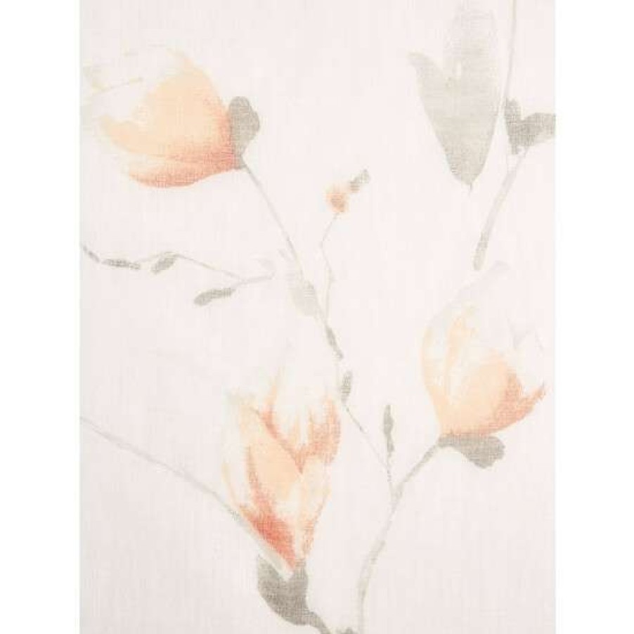 Curtains & Drapes * | Outlet Vermont Country Store Floral Botanical Semi-Sheer Grommet Top Panel