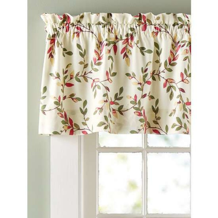 Valances * | Best Sale Vermont Country Store Arbor Lane Rod Pocket Tailored Valance