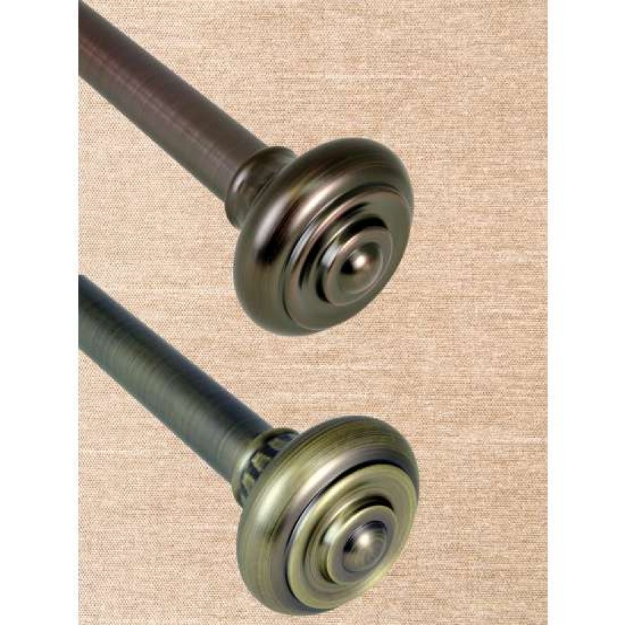 Curtain Rods & Accessories * | Coupon Vermont Country Store Imperial Finial Curtain Rod, 1 Inch