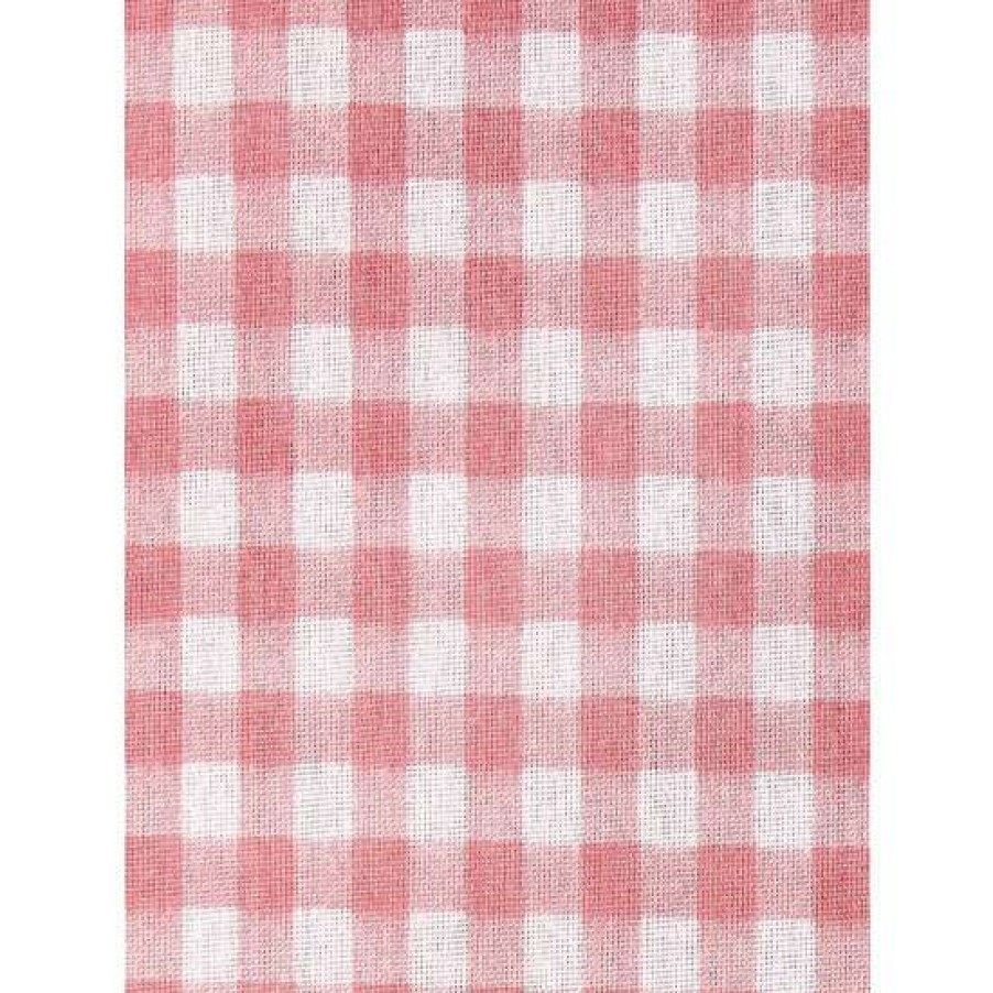 Curtains & Drapes * | Best Reviews Of Vermont Country Store Classic Gingham Ruffles Rod Pocket Tiers