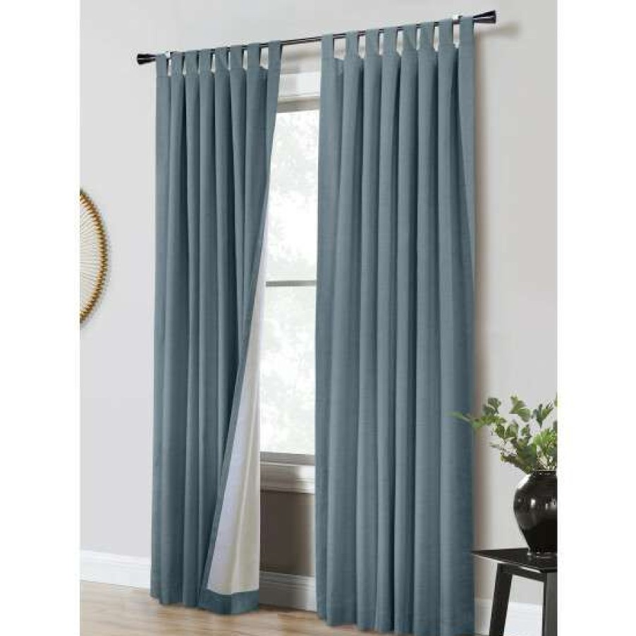 Curtains & Drapes * | Budget Vermont Country Store Energy-Efficient Blackout Lined Tab Top Curtains