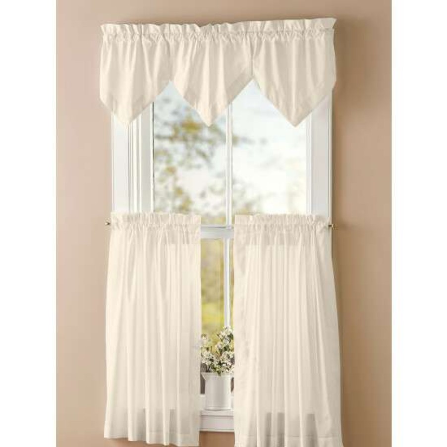 Curtains & Drapes * | Promo Vermont Country Store Classic Hemstitch Rod Pocket Tiers