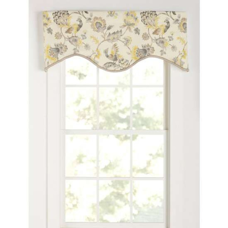 Valances * | Best Pirce Vermont Country Store Arianna Lined Rod Pocket M-Shaped Valance