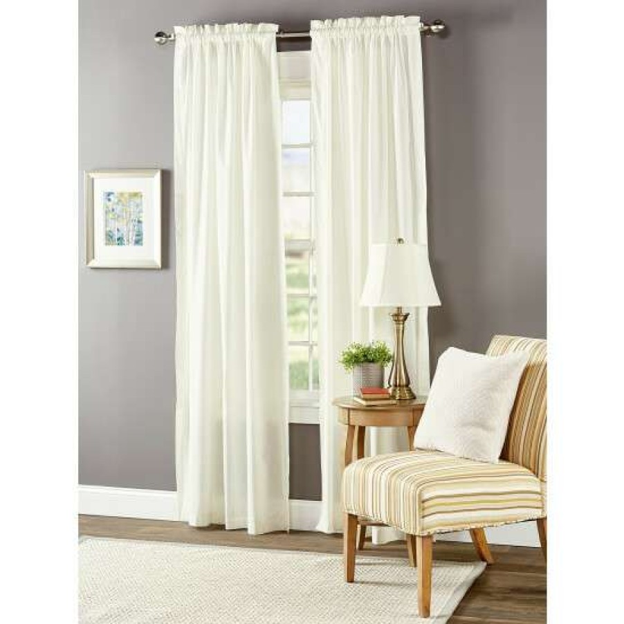 Curtains & Drapes * | Cheapest Vermont Country Store Classic Hemstitch Rod Pocket Curtains