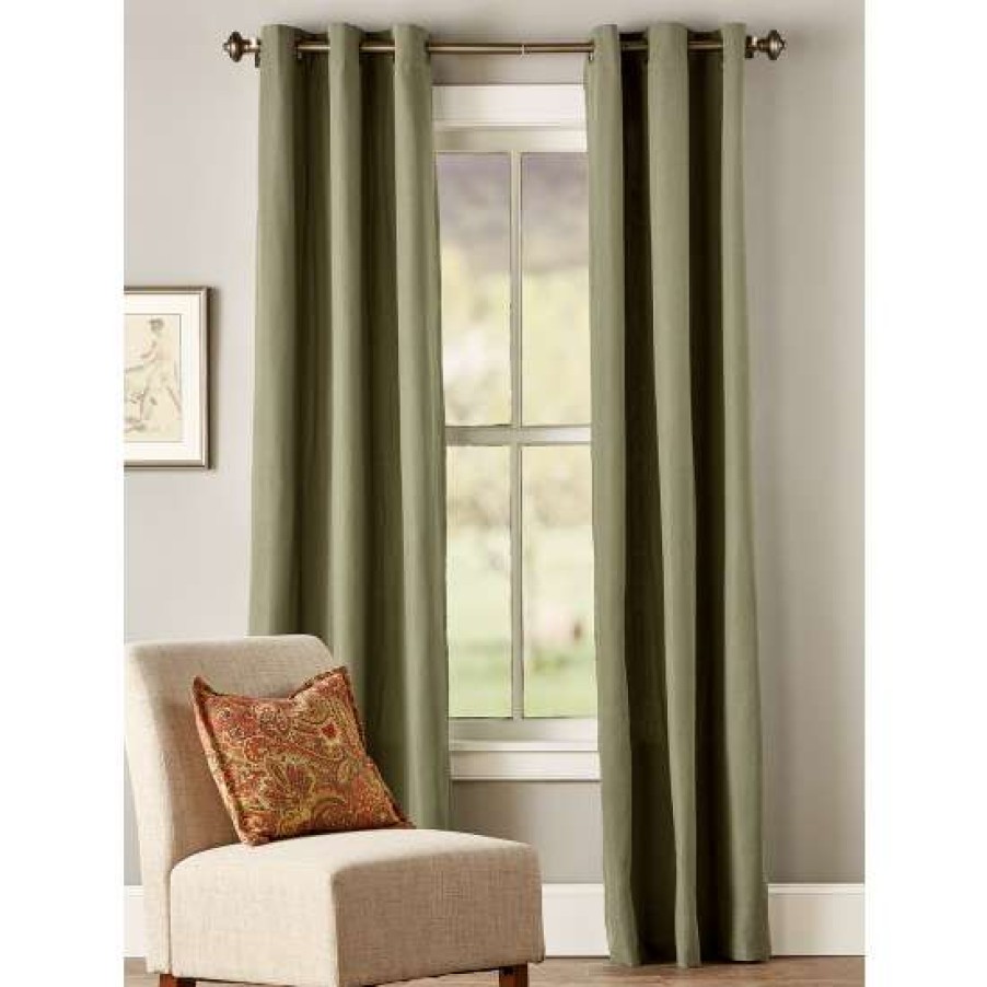 Curtains & Drapes * | Top 10 Vermont Country Store Insulated Lined Grommet Top Curtains