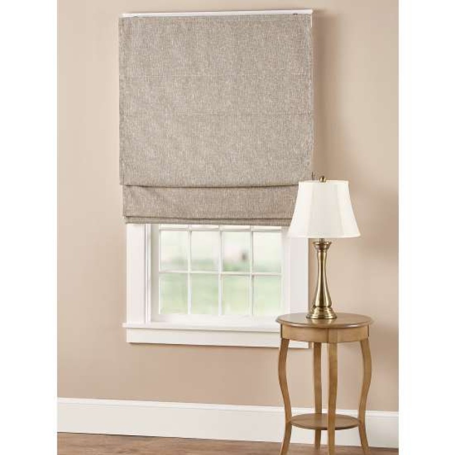 Roman Shades & Roller Shades * | Deals Vermont Country Store Touch Of Linen Cordless Roman Shade