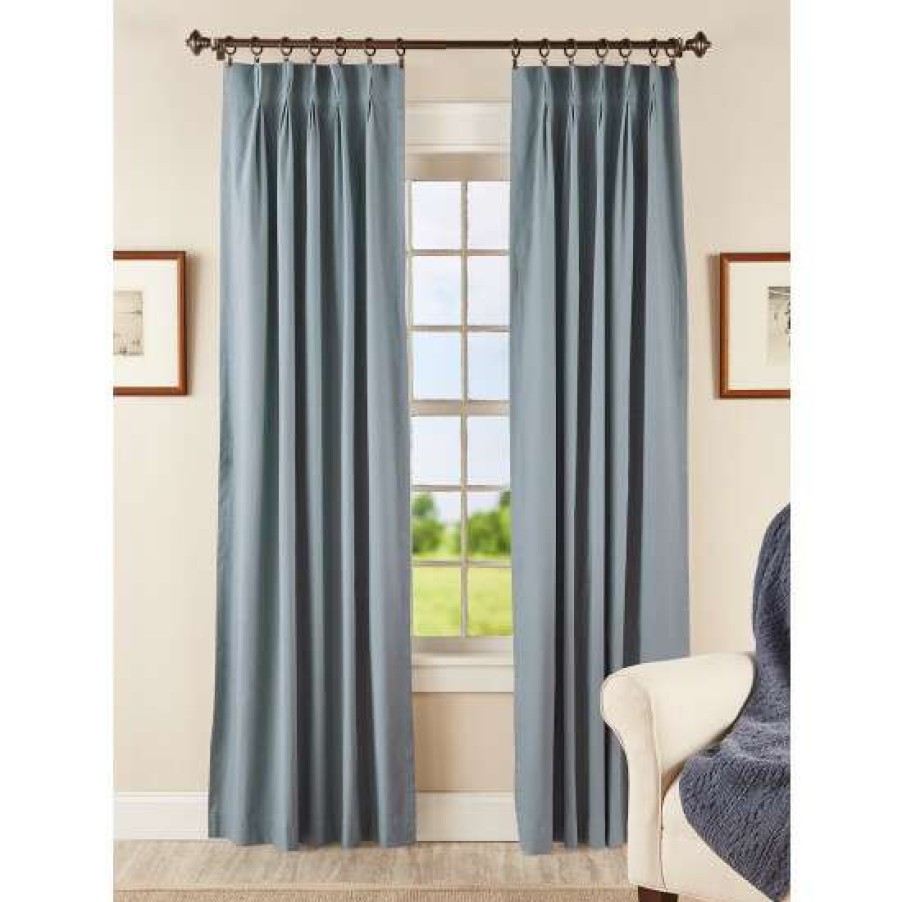 Curtains & Drapes * | Hot Sale Vermont Country Store Insulated Lined 72 Inch Pinch Pleat Curtains