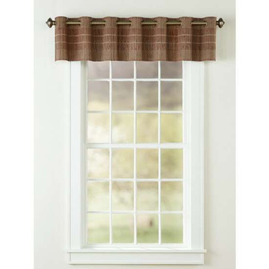 Valances * | Best Pirce Vermont Country Store Grommet Top Bamboo Valance