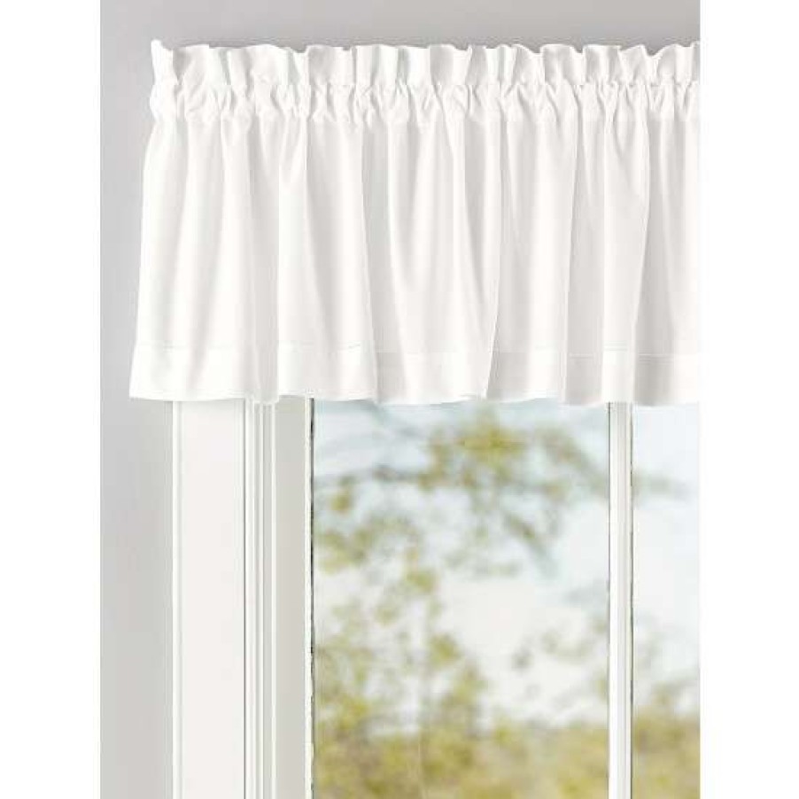 Valances * | Best Reviews Of Vermont Country Store Classic Hemstitch Rod Pocket Tailored Valance