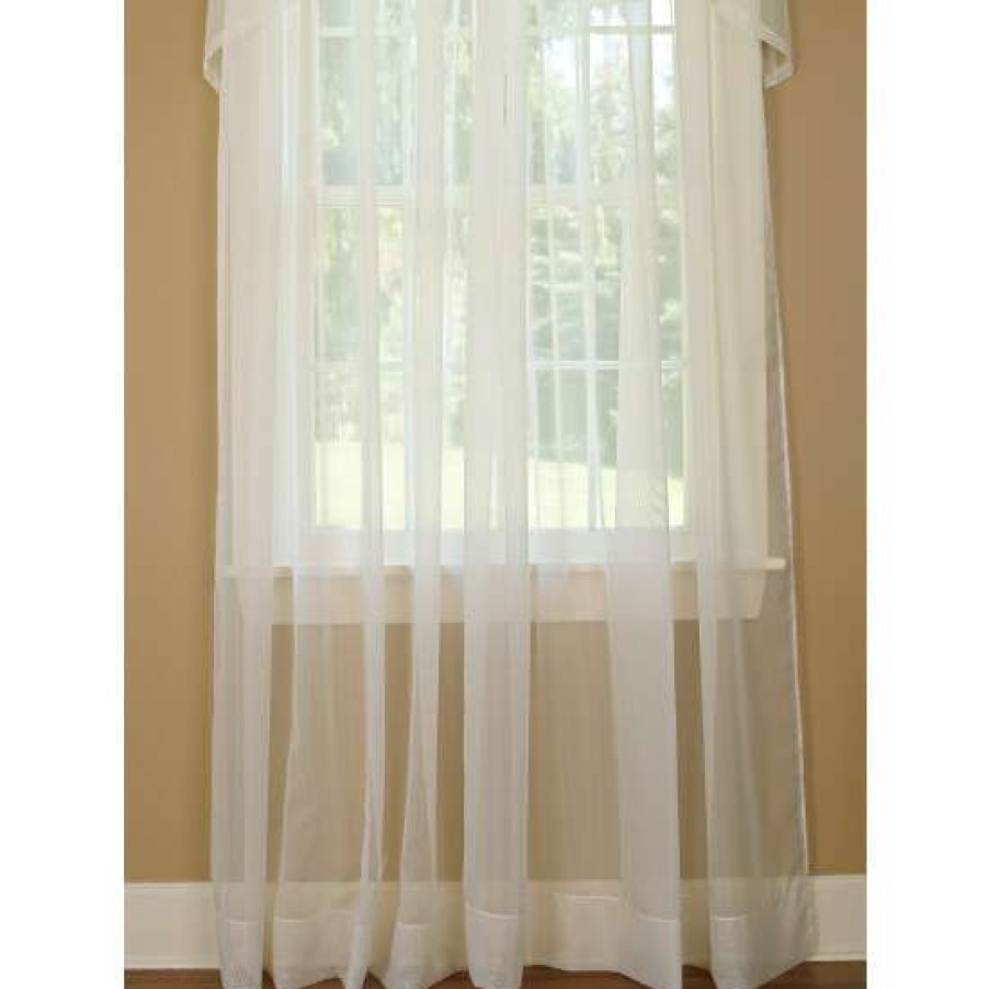 Curtains & Drapes * | Best Deal Vermont Country Store Classic Sheers 54 Inch Rod Pocket Panel