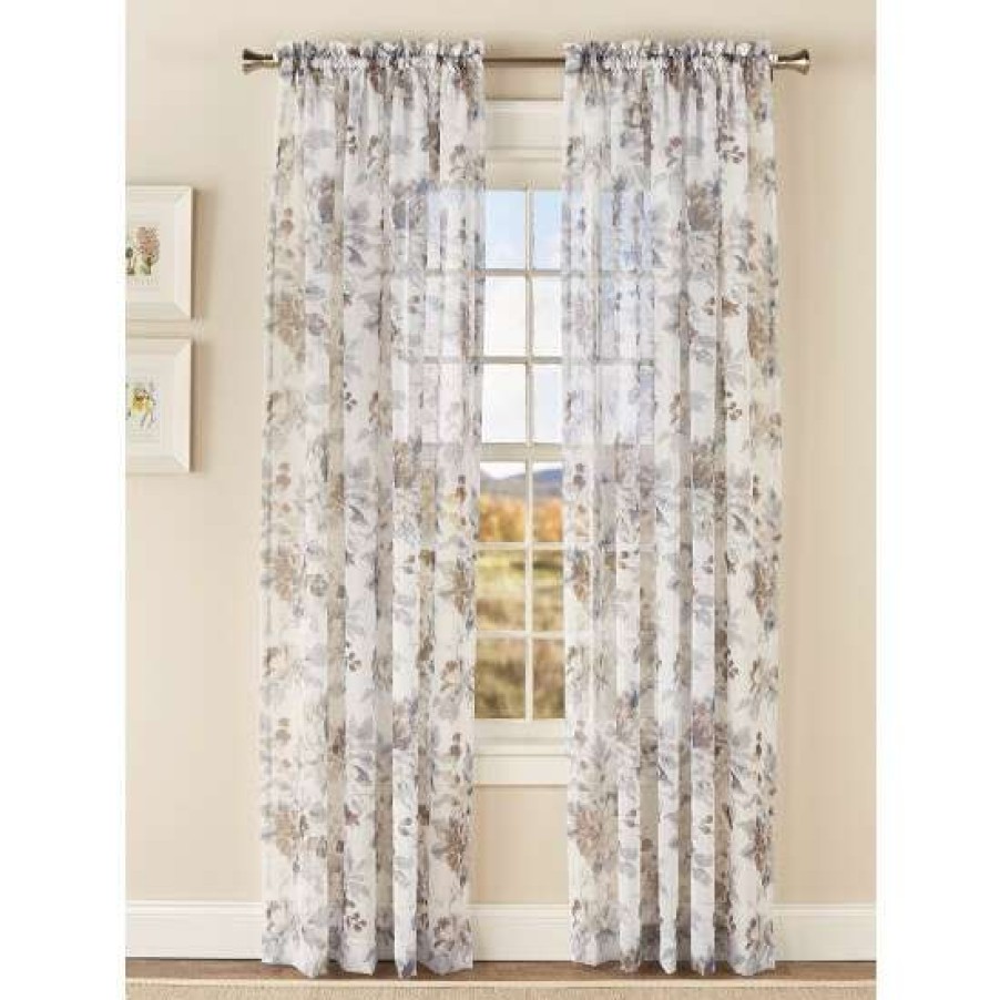 Curtains & Drapes * | Outlet Vermont Country Store Bloomsbury Sheers Rod Pocket Panel