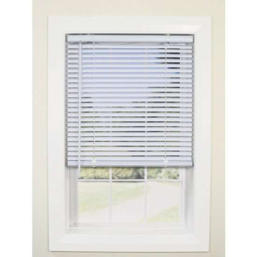 Roman Shades & Roller Shades * | Promo Vermont Country Store Cordless Mini Blinds White