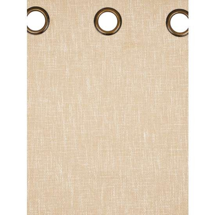 Curtains & Drapes * | Buy Vermont Country Store Touch Of Linen Insulated Grommet Top Panel