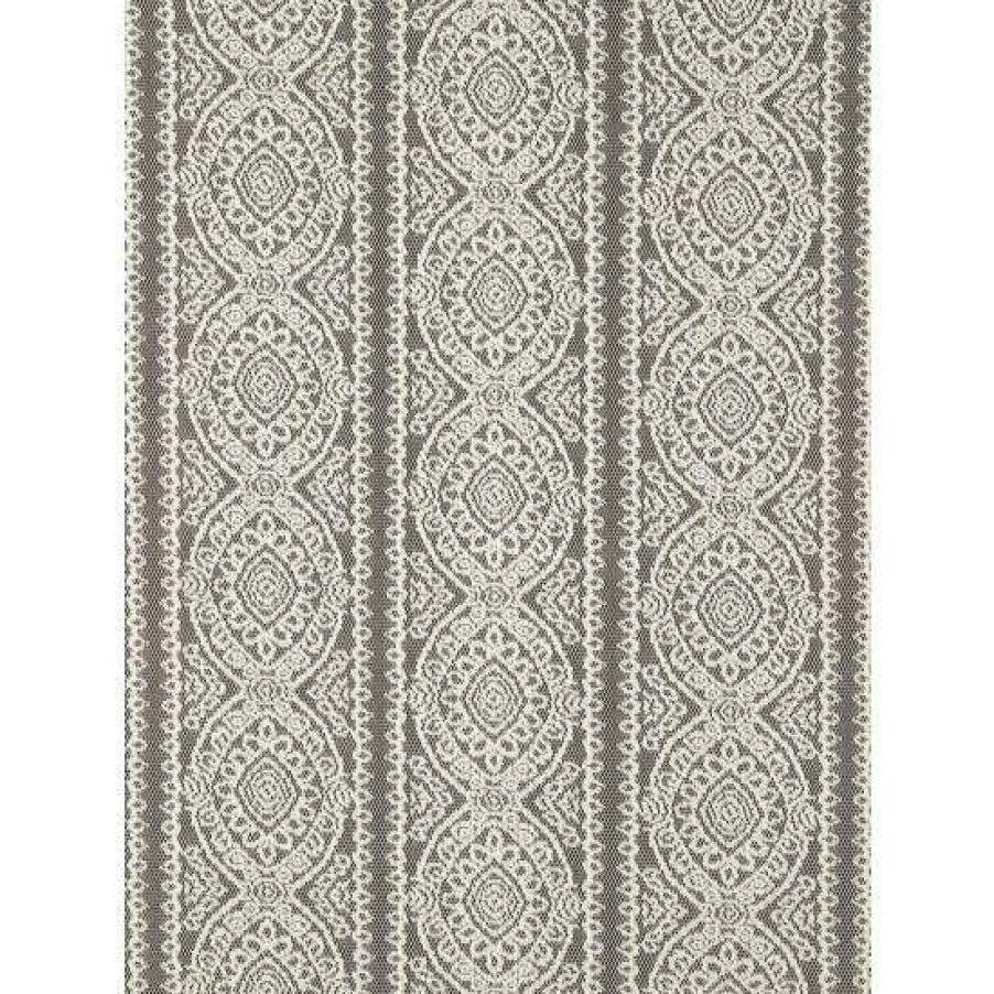 Curtains & Drapes * | Top 10 Vermont Country Store Lacy Medallion Rod Pocket Panel