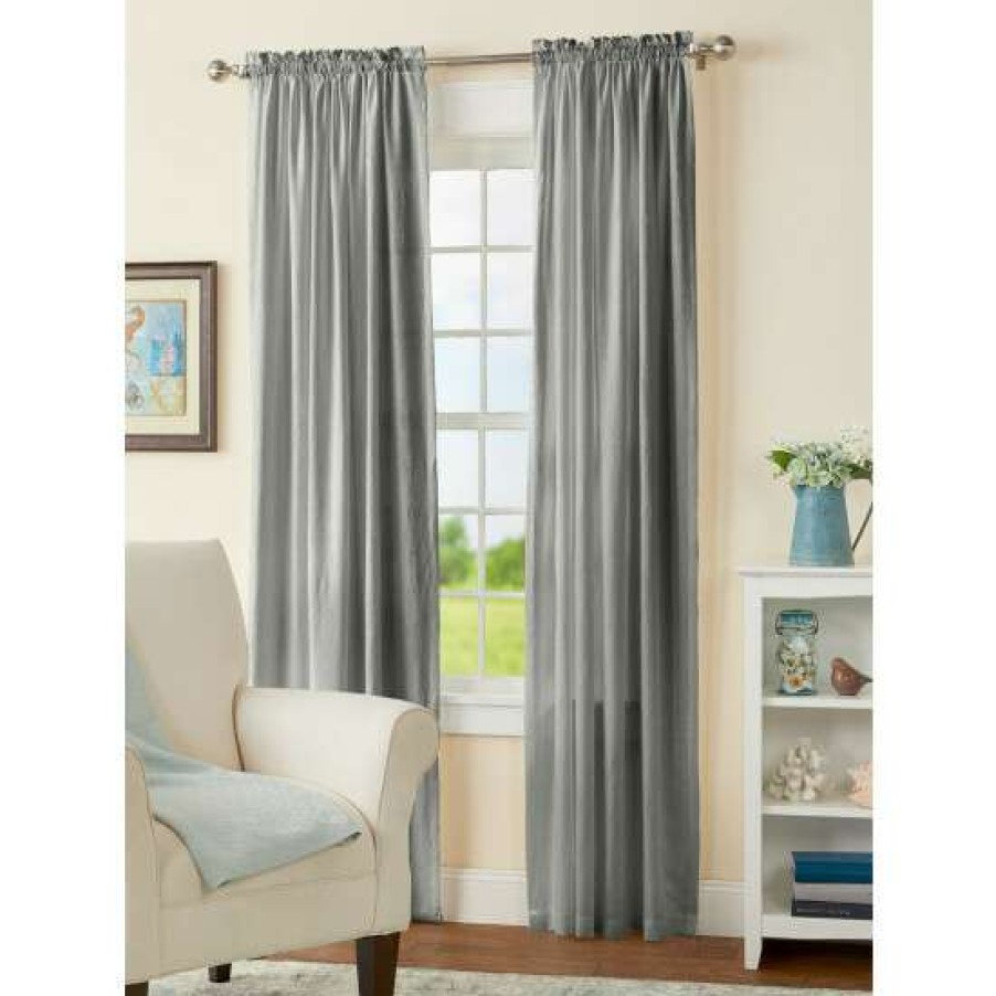 Curtains & Drapes * | Wholesale Vermont Country Store Simply Solid Rod Pocket Panel