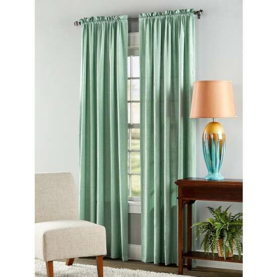 Curtains & Drapes * | Wholesale Vermont Country Store Simply Solid Rod Pocket Panel