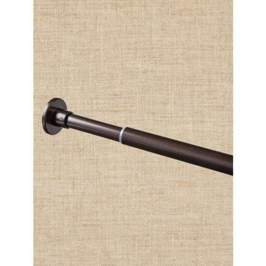 Curtain Rods & Accessories * | Promo Vermont Country Store Indoor/Outdoor Stainless Steel Tension Curtain Rod, 3/4 Inch