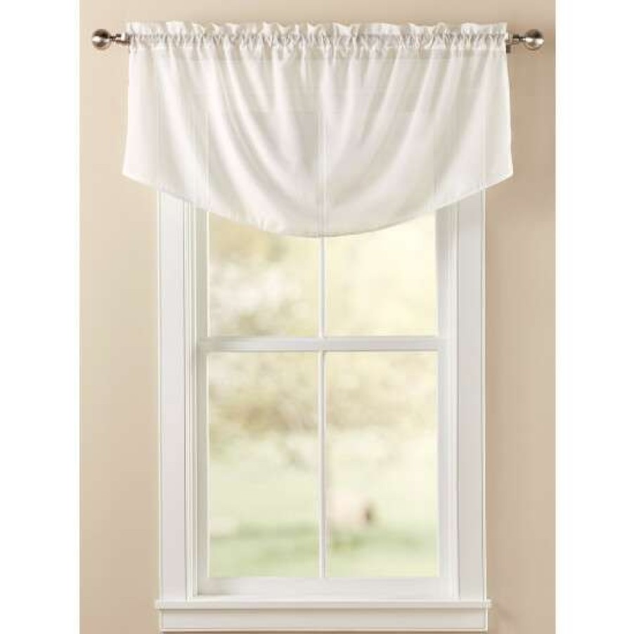 Valances * | Best Pirce Vermont Country Store Sandy Semi-Sheer Rod Pocket Cascade Valance