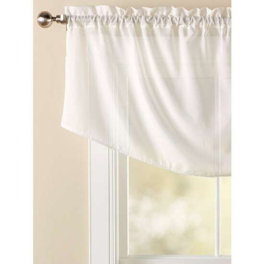 Valances * | Best Pirce Vermont Country Store Sandy Semi-Sheer Rod Pocket Cascade Valance