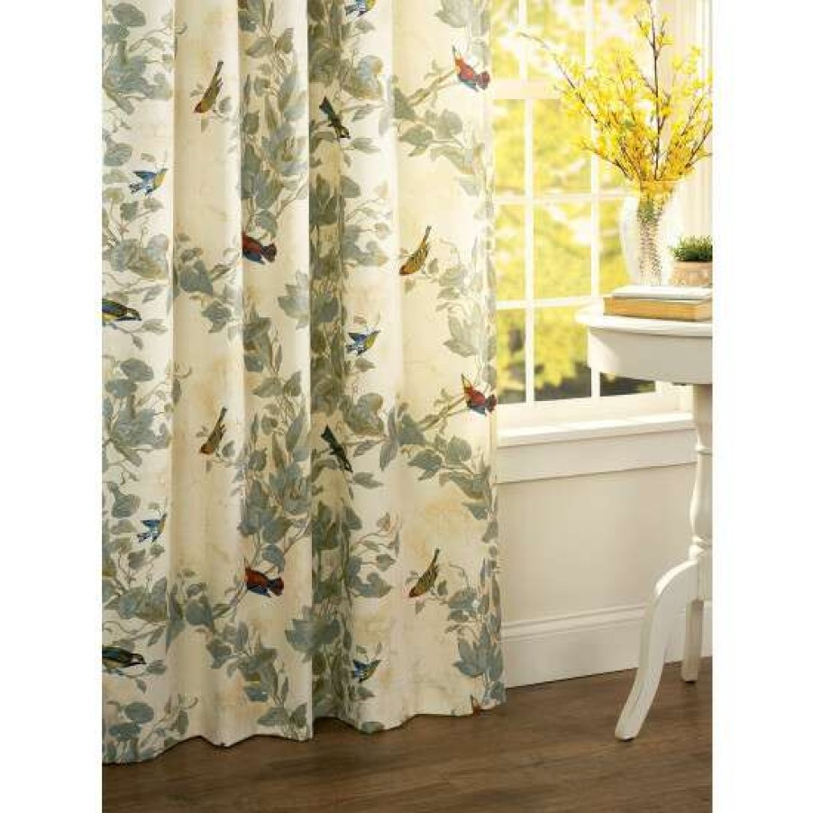 Curtains & Drapes * | Wholesale Vermont Country Store Aviary Rod Pocket Curtains