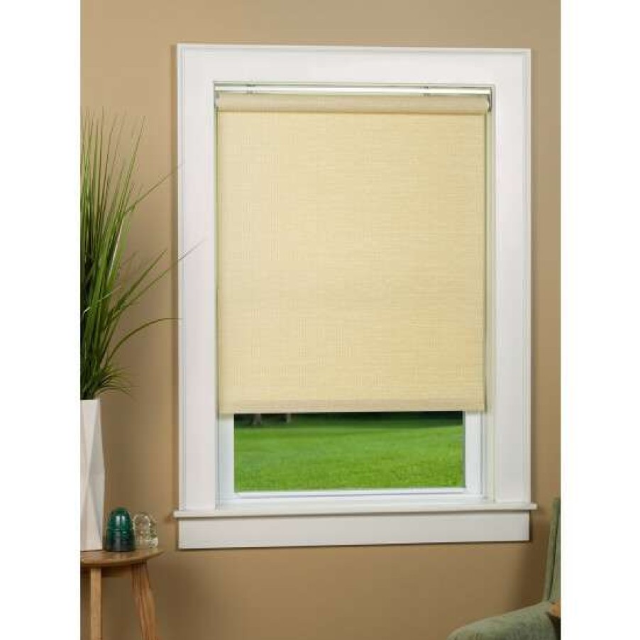 Roman Shades & Roller Shades * | Deals Vermont Country Store Textured Light-Filtering Woven Roller Shade