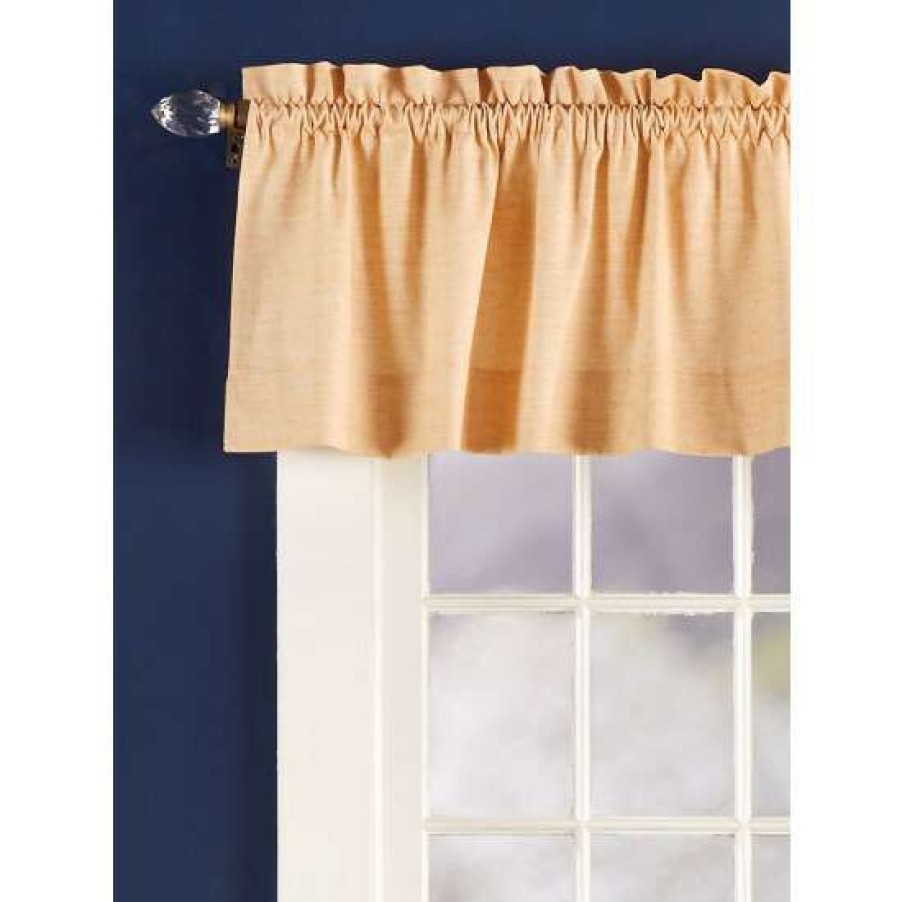 Valances * | Coupon Vermont Country Store Mill Brook Rod Pocket Tailored Valance