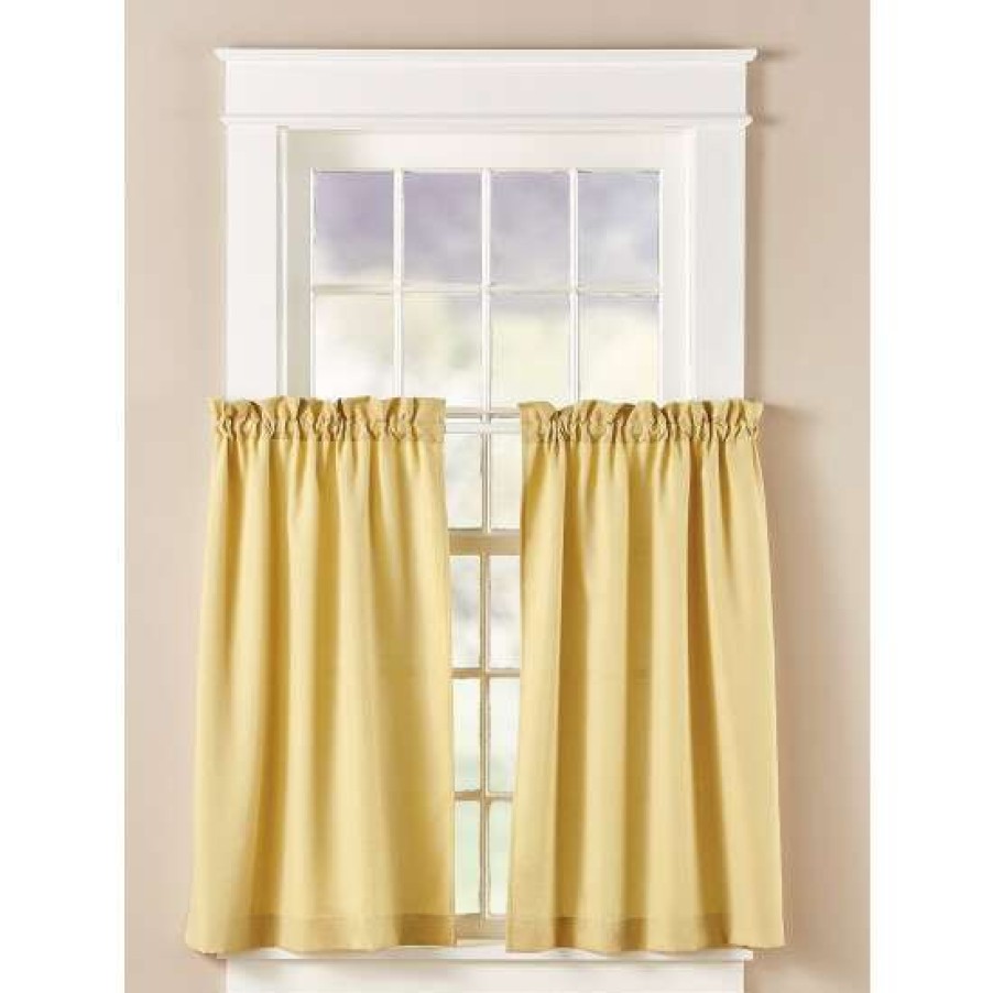 Curtains & Drapes * | New Vermont Country Store Amelia Rod Pocket Tiers