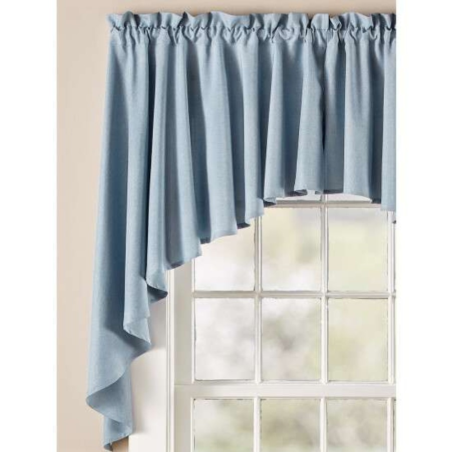 Valances * | Discount Vermont Country Store Amelia Rod Pocket Full-Bodied Swag Pair