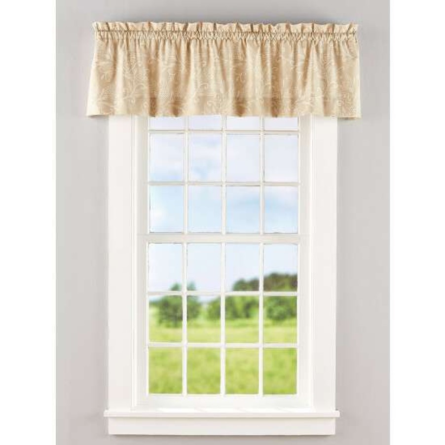 Valances * | Outlet Vermont Country Store Paisley Forest Rod Pocket Tailored Valance