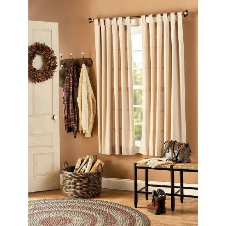 Curtains & Drapes * | Outlet Vermont Country Store Insulated Tab Top Curtains And Valances