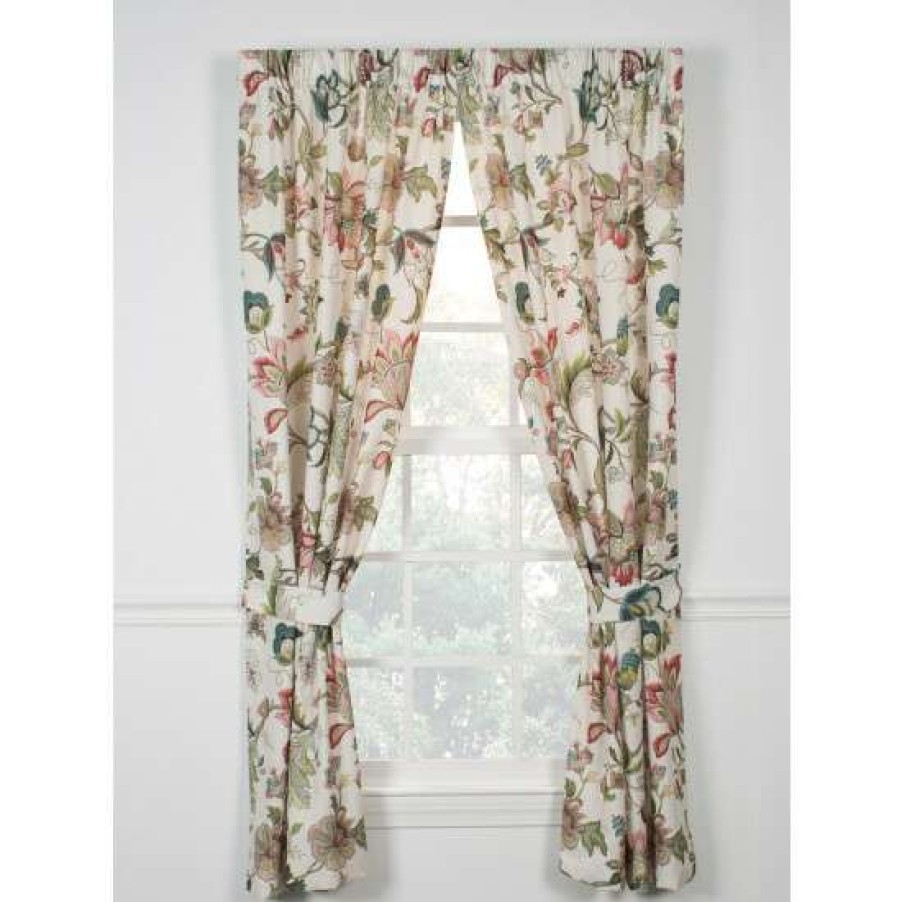 Curtains & Drapes * | Best Sale Vermont Country Store Chateau De Fleur Rod Pocket Curtains