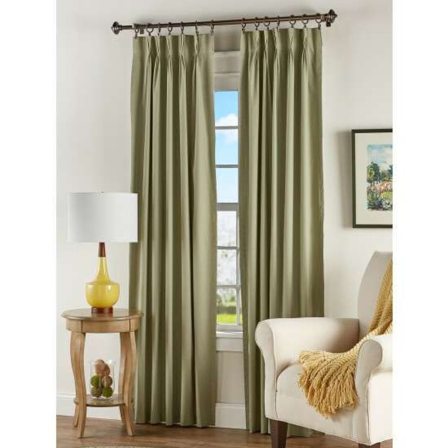 Curtains & Drapes * | Discount Vermont Country Store Insulated Lined 96 Inch Pinch Pleat Curtains