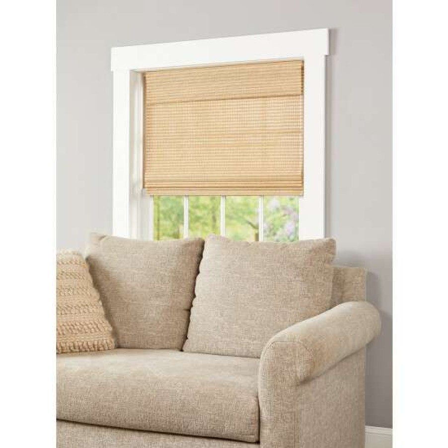 Roman Shades & Roller Shades * | Outlet Vermont Country Store Champlain Bay Cordless Bamboo Roman Shade