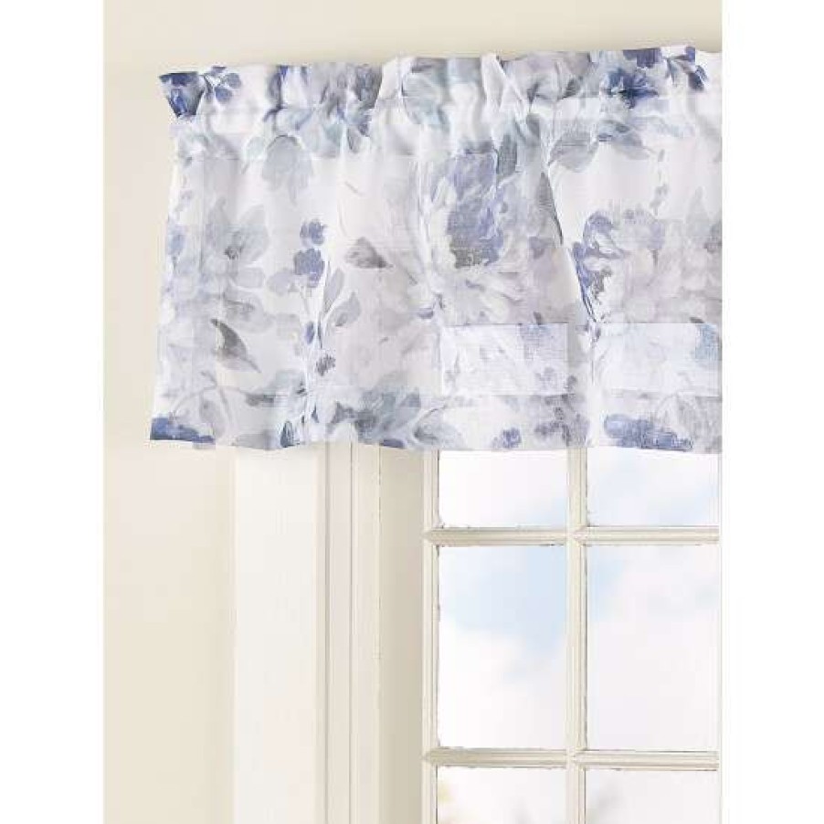 Valances * | Top 10 Vermont Country Store Bloomsbury Sheers Rod Pocket Tailored Valance