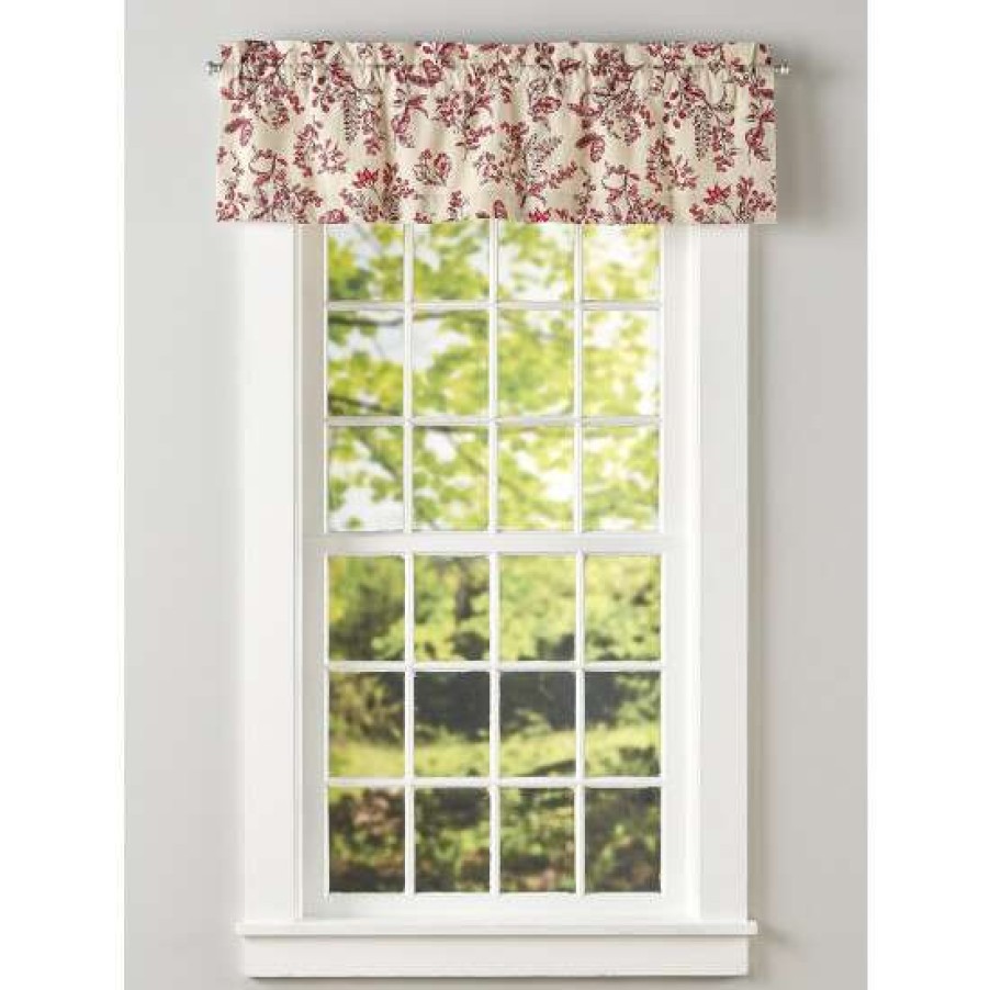 Valances * | Outlet Vermont Country Store Woodland Hills Rod Pocket Tailo Valance