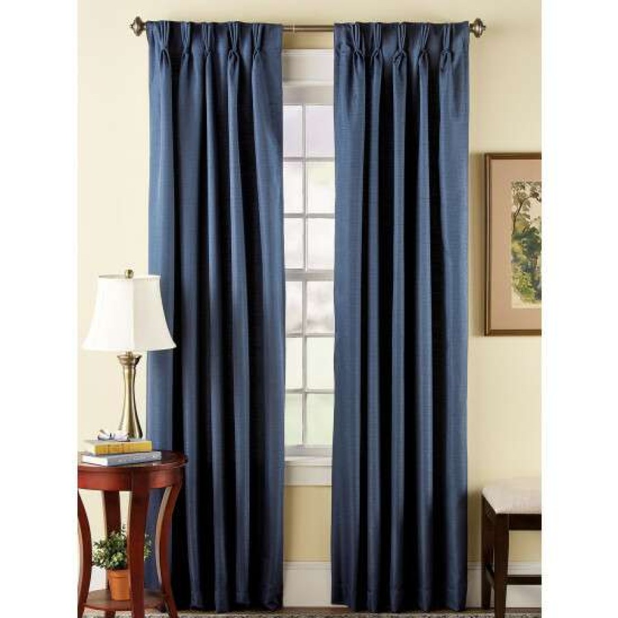 Curtains & Drapes * | Wholesale Vermont Country Store Westminster Estate Lined 50 Inch Pinch Pleat Curtains With Back Tabs