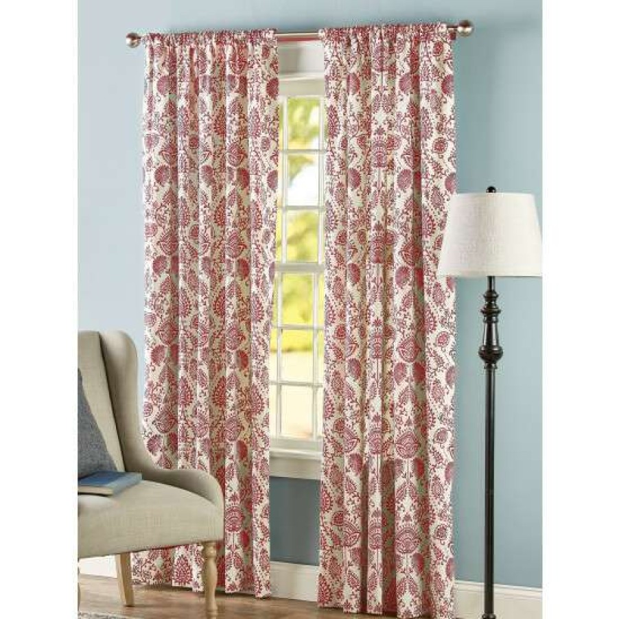 Curtains & Drapes * | Best Reviews Of Vermont Country Store Country Floral Rod Pocket Curtains