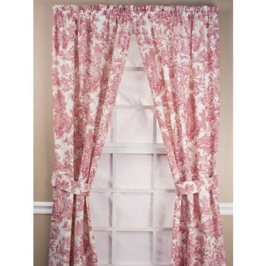 Curtains & Drapes * | Discount Vermont Country Store Essex Toile Rod Pocket Curtains