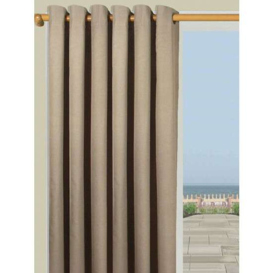 Curtains & Drapes * | Best Deal Vermont Country Store Insulated Blend Grommet Top Patio Panel With Pull Wand