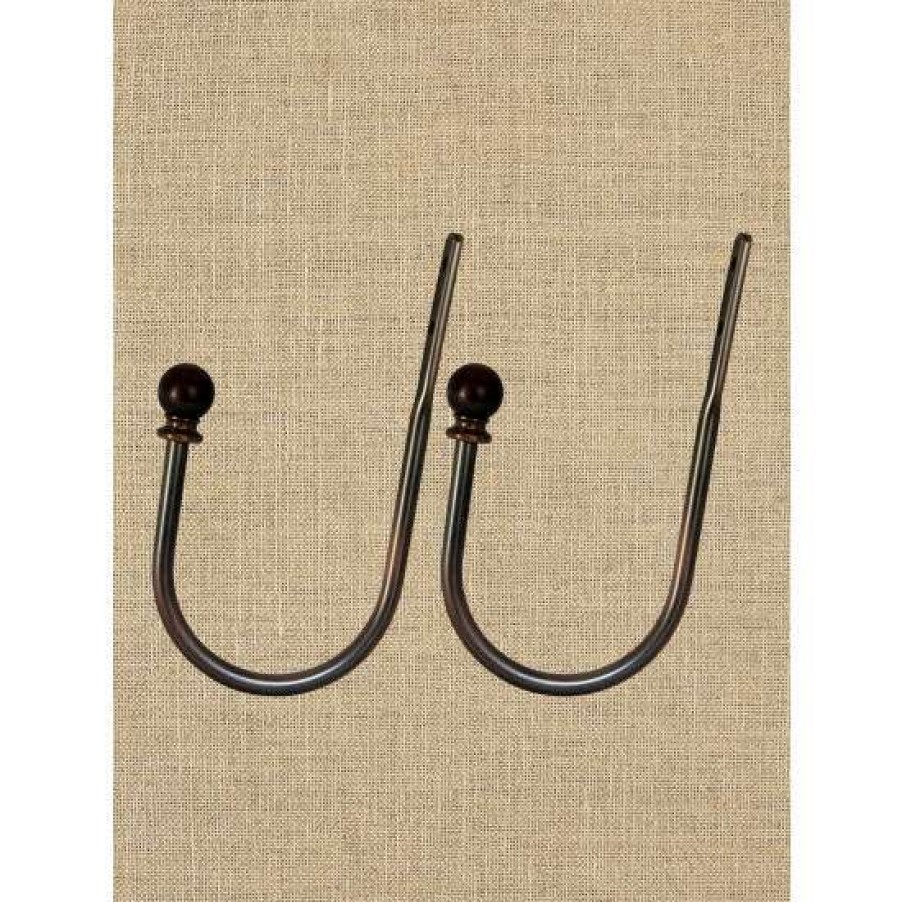 Curtain Rods & Accessories * | Promo Vermont Country Store Metal Curtain Holdback, Set Of 2