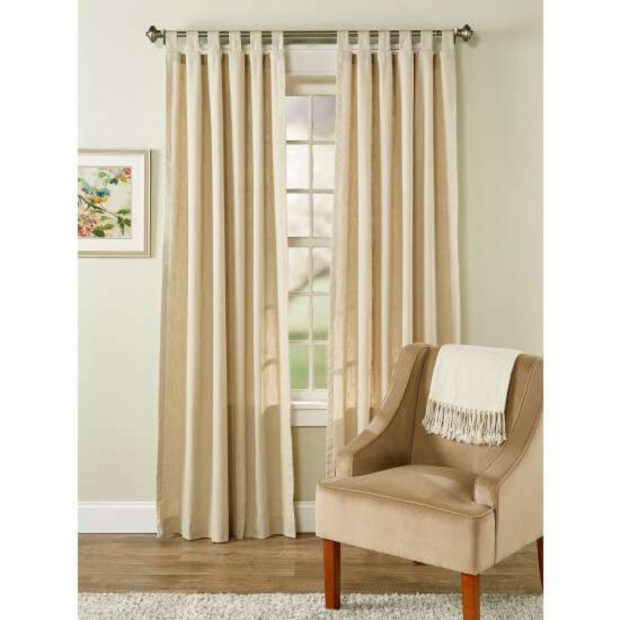 Curtains & Drapes * | Top 10 Vermont Country Store Original Weaver'S Cloth Tab Top Curtains