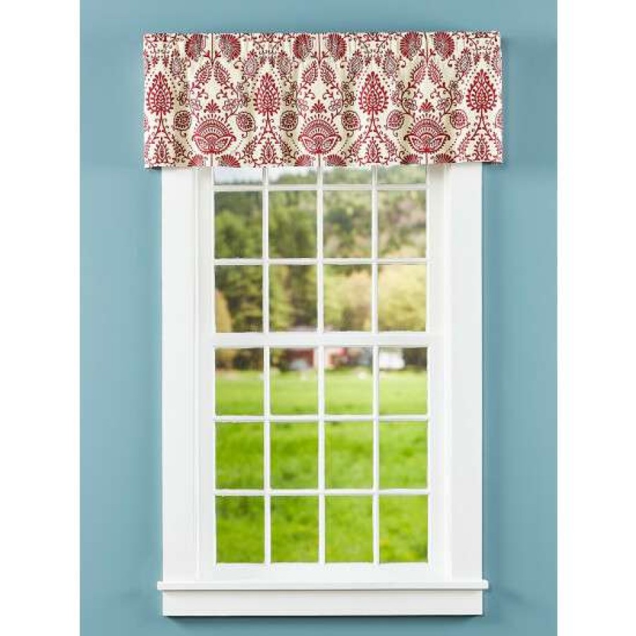 Valances * | Best Sale Vermont Country Store Country Floral Rod Pocket Tailo Valance