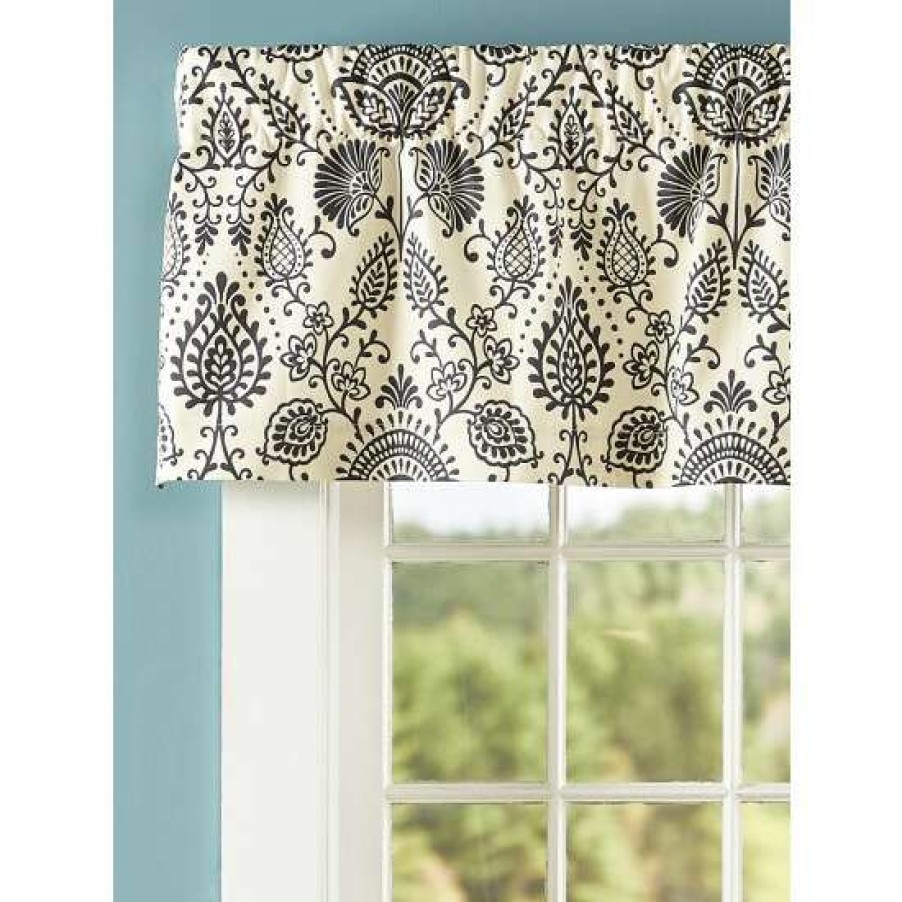 Valances * | Best Sale Vermont Country Store Country Floral Rod Pocket Tailo Valance